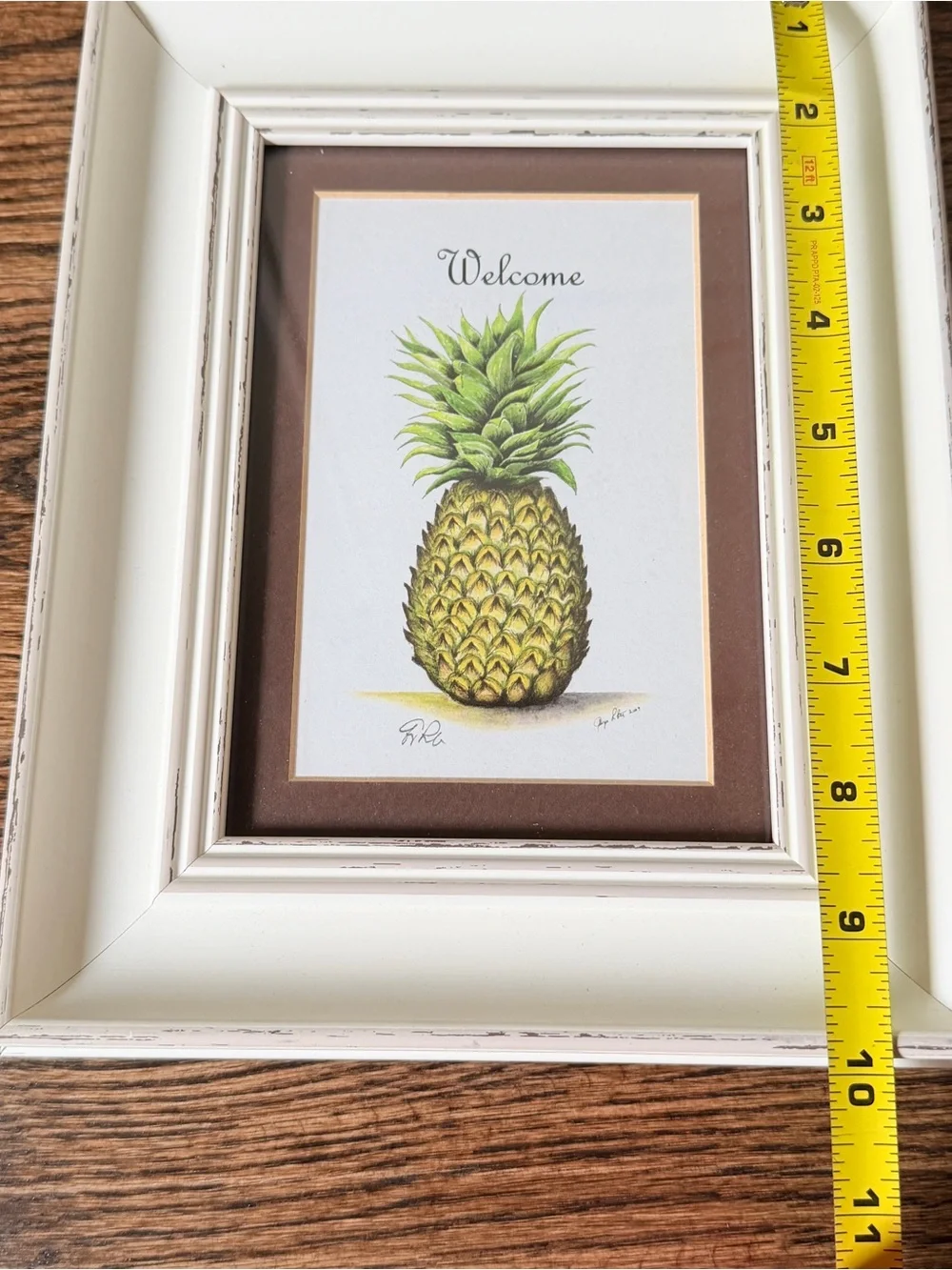 Charleston Pineapple Palm Wall Art Prints Signed George Roberts 2009 Coastal
